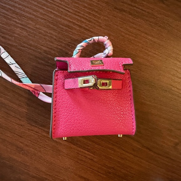 Mini Pink Bag Charm - Picture 4 of 5